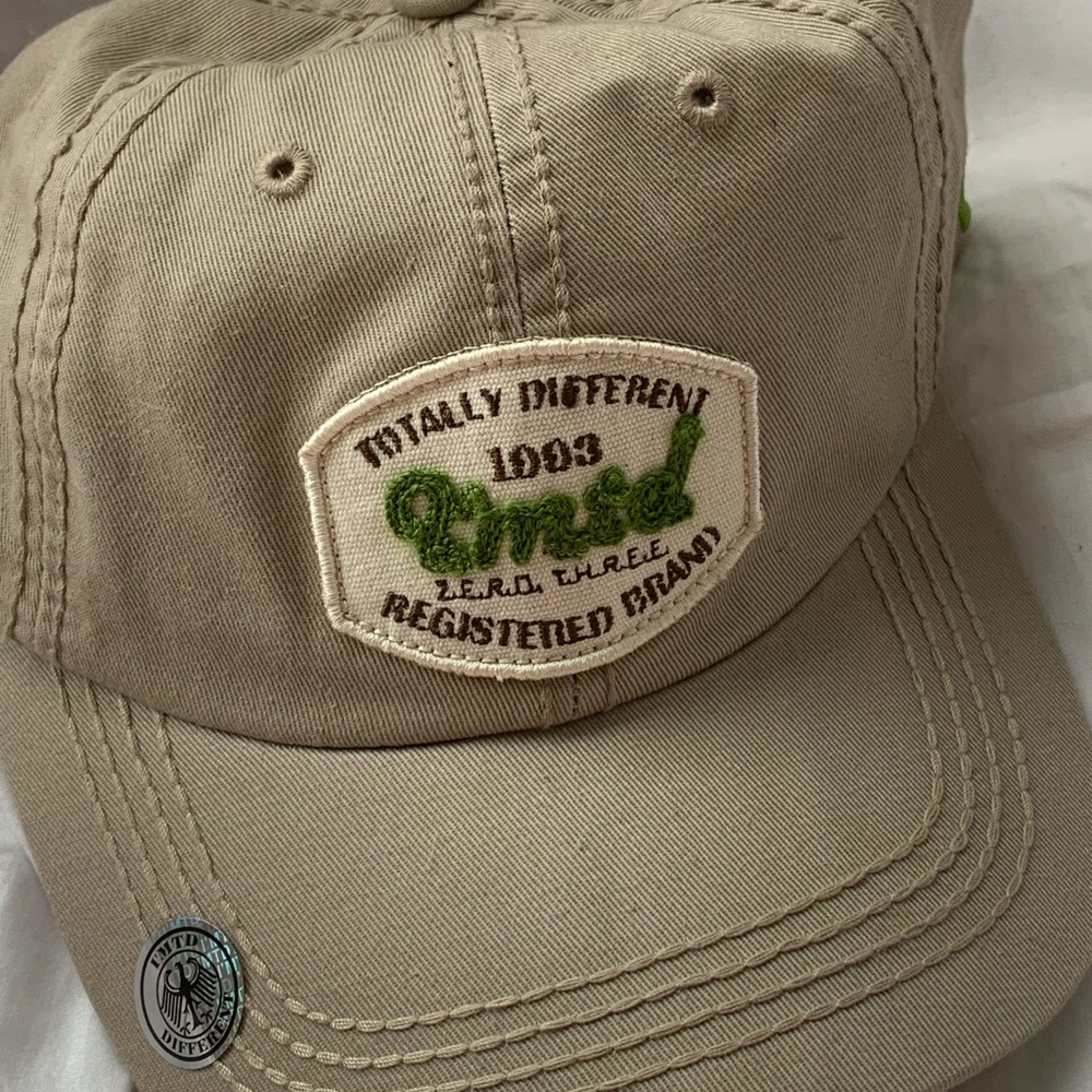 MT Khaki Cap with Green Embroidered Patch 👀BUNDLE AND SAVE🥳
